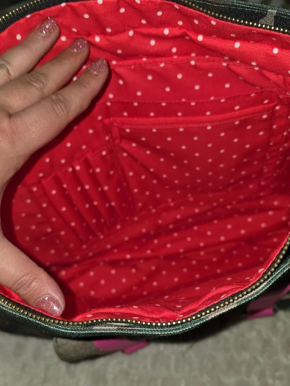 Plunder Camo Laptop Bag with Pink Straps and Rainbow Strap